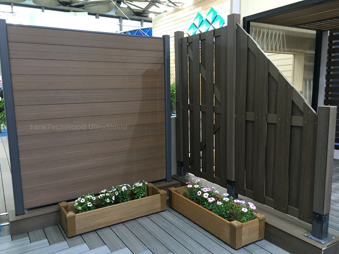 NewTechWood Naturale Composite Fencing in China 2016