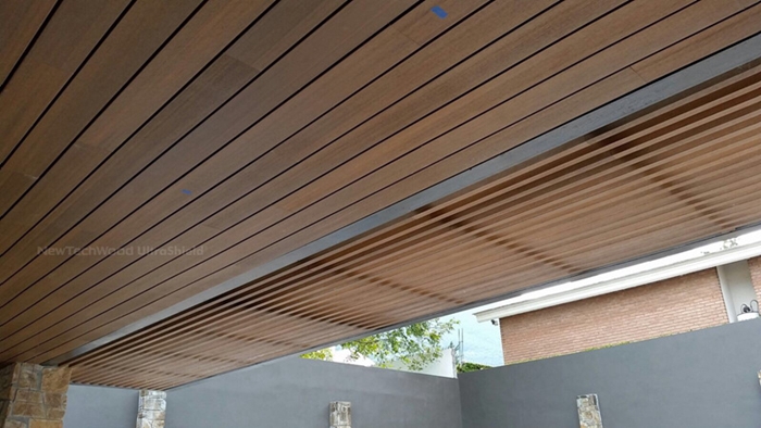 UltraShield Capped Composite Wood Ceiling Panel