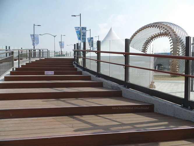 NewTechWood Composite Decking in Sky Dome 2015