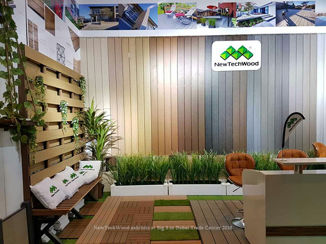 NewTechWood Teak Wooden composite board in Taiwan.