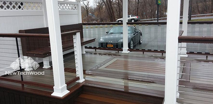 mix different colors for decking