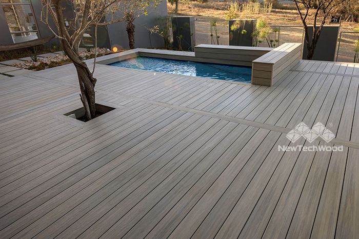 Water resistant composite decking