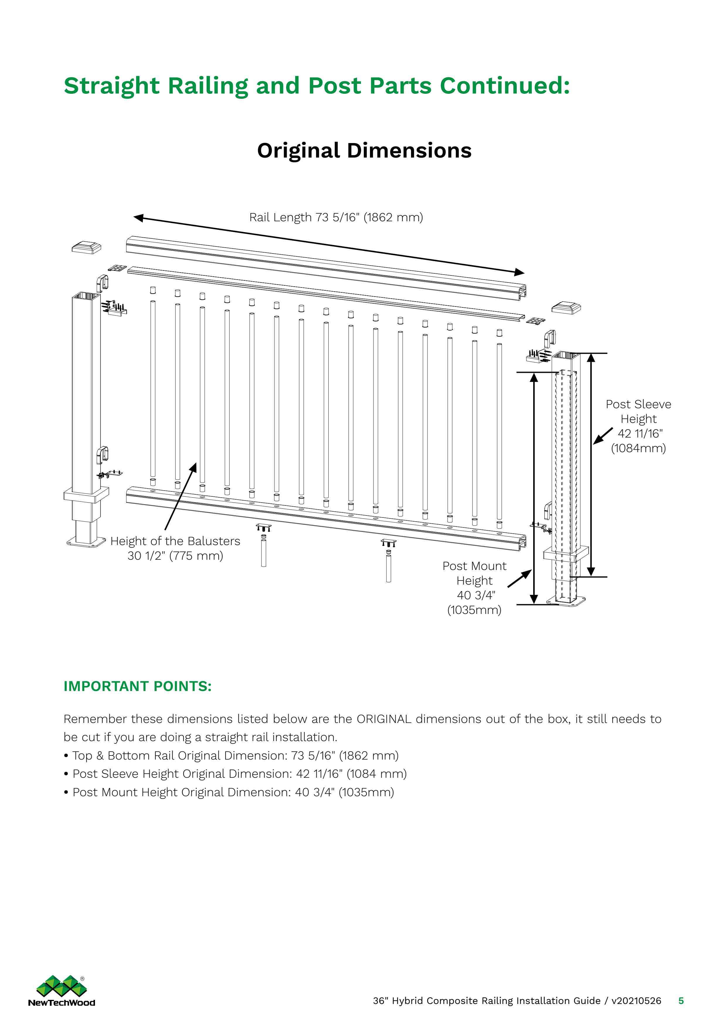 Barandilla de composite | NewTechWood